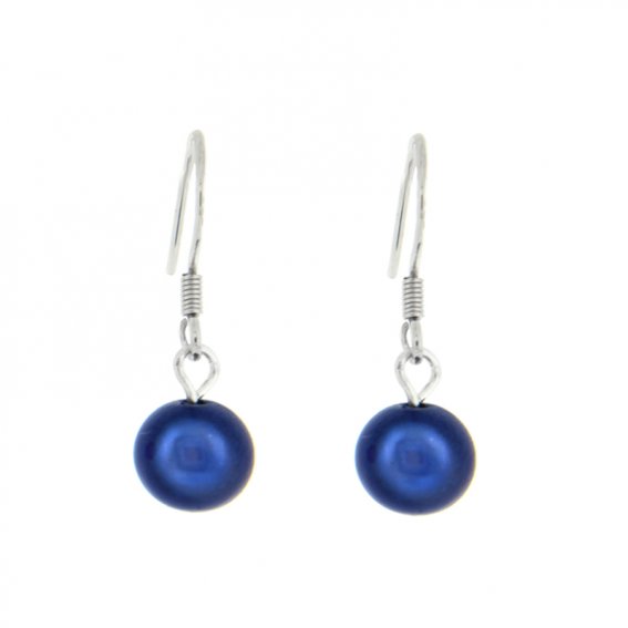 Earring Resin 8mm Drop - S/S - Capri